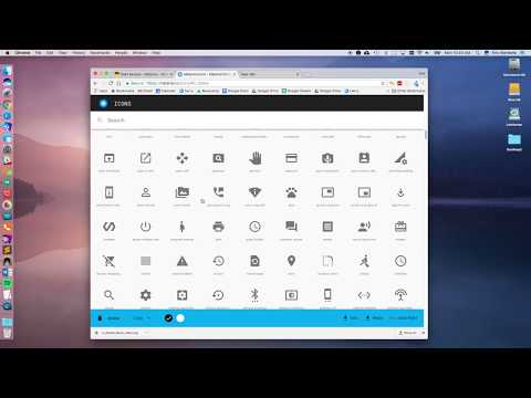 Material Design Icon Demo