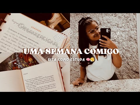 #DailyVlog - Uma semana comigo! Lendo um livro fraquinho, estudando muito e bookselos!