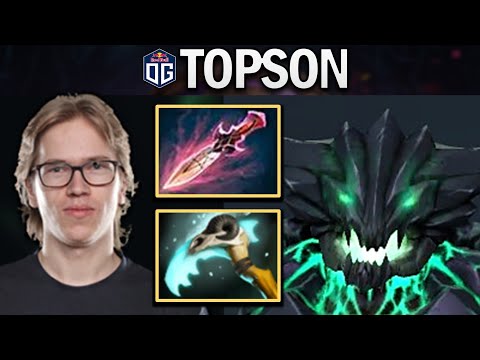 OG.TOPSON OUTWORLD DESTROYER WITH WITCH BLADE - DOTA 2 7.28 GAMEPLAY