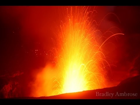 Spectacular video  ..Worlds youngest Volcano Chaser