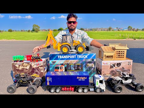 Remote Controlled Vehicles Unboxing | Tractor John Deere, Monster Racing Car, Toy Cartoon Car | 