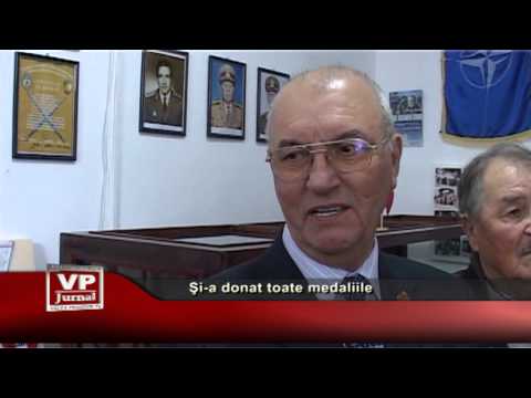 Şi-a donat toate medaliile