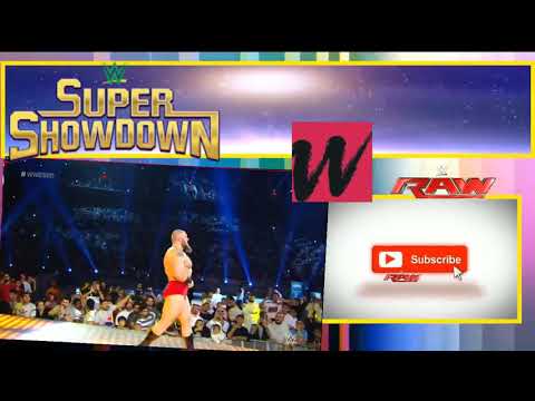 Wwe supershowdown Lars Sullivan vs lucha house party full match