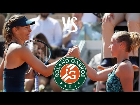 Sharapova vs Hogenkamp | 2018 Highlights