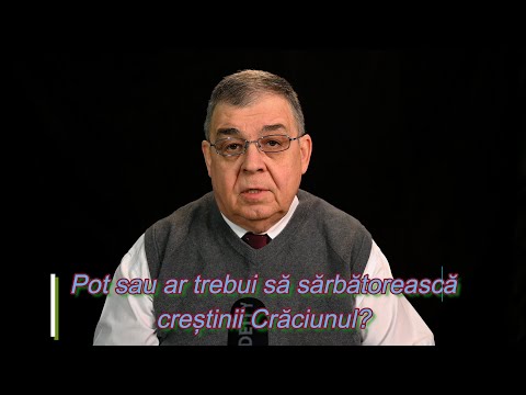 Perspective Crestine (019) - Pot sau ar trebui sa sarbatoreasca crestinii Craciunul