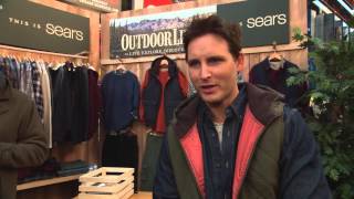 Sears and Peter Facinelli Camping in Times Square