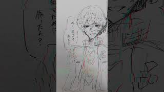 【ヒーロー①】#ざぶぅん #伊波ライ #緋八マナ #イラスト #にじさんじイラスト #切り抜きようタグ