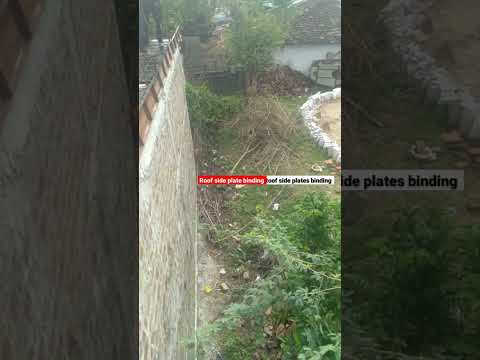 Roof Centring Work/Roof Side plates Binding Work In Construction - Centreing - #shorts #viral