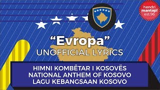 #41: Indonesian sings Evropa, National Anthem of Kosovo