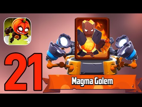 Badland Brawl: Gameplay Walkthrough Part 21 - Magma Golem! (iOS, Android) - YouTube