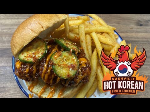 Nashville Meets Seoul: Southern Style Korean Spicy Chicken Sandwich