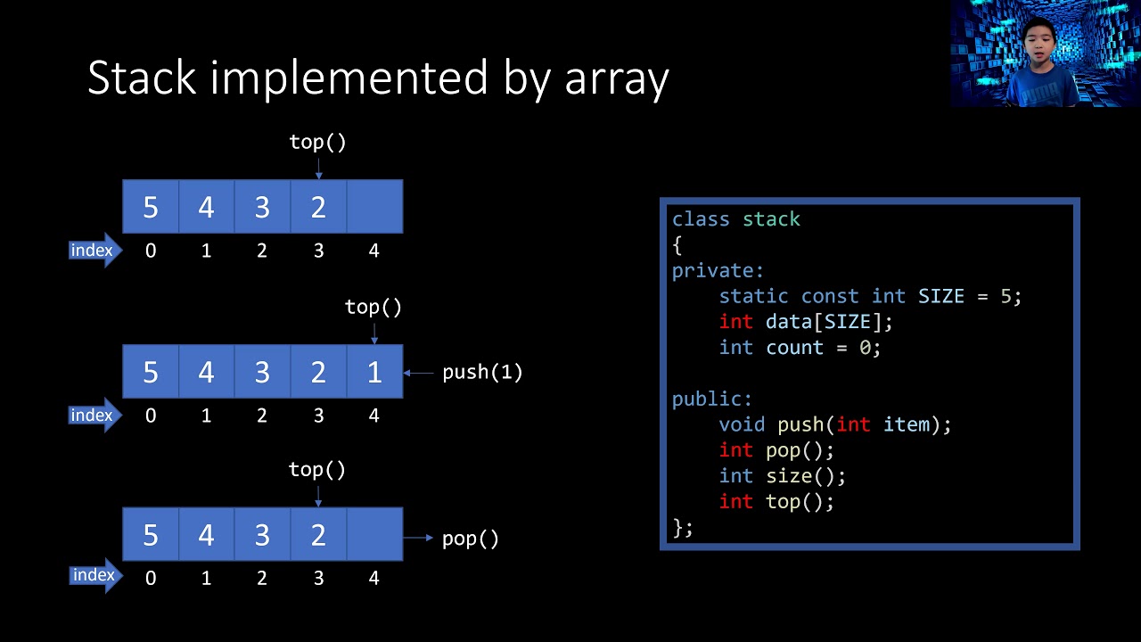 Data structures in C++: lecture 6 - Stack & Queue, C++ template