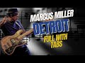 MARCUS MILLER - DETROIT - FULL COVER WITH TABS