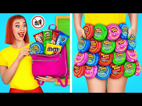 Wie man Süßigkeiten in die Klasse Schleicht | Lustige Situationen von TeenDO Challenge