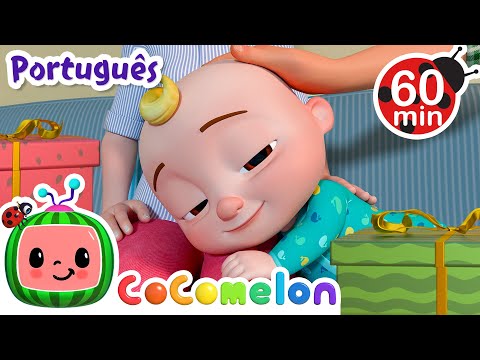 Capa de A Véspera de Aniversário do JJ! | 1 HORA DE COCOMELON BRASIL! | Músicas Infantis e Desenhos Animados