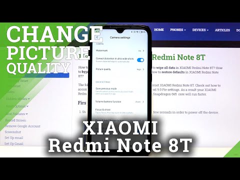How to Change Image Quality in XIAOMI Redmi Note 8T – Find Photo Options