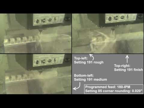Haas setting 191 cutting comparison