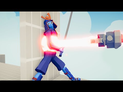 NEON BEAM PINNING EVERY UNIT TO THE WALL - TABS Totally Accurate Battle Simulator2