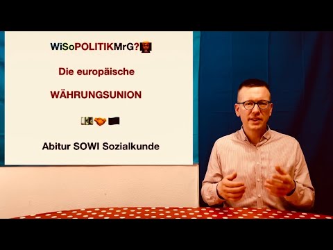 Die europäische Währungsunion - WiSoPOLITIKMrG? 👨‍🏫 Abitur SOWI Sozialkunde