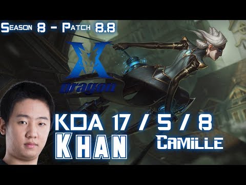 KZ Khan CAMILLE vs VLADIMIR Top - Patch 8.8 KR Ranked