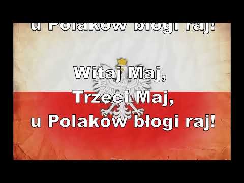 Mazurek 3 Maja Witaj Majowa Jutrzenko   Patriotyczne Karaoke