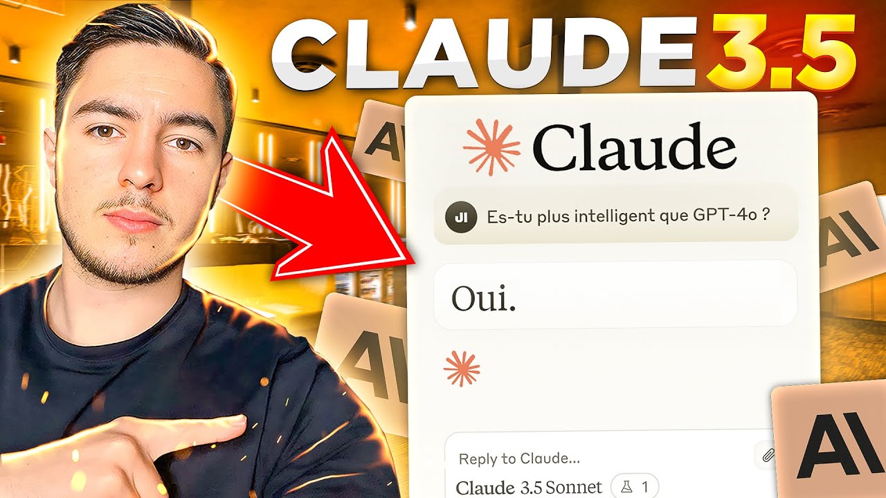 Claude 3.5 est MEILLEUR que GPT-4o ! (Test de Claude 3.5 Sonnet)
