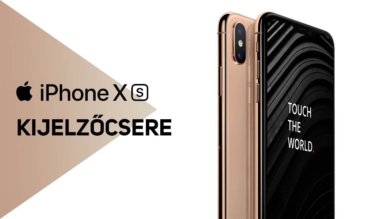 Apple iPhone XS kijelző csere