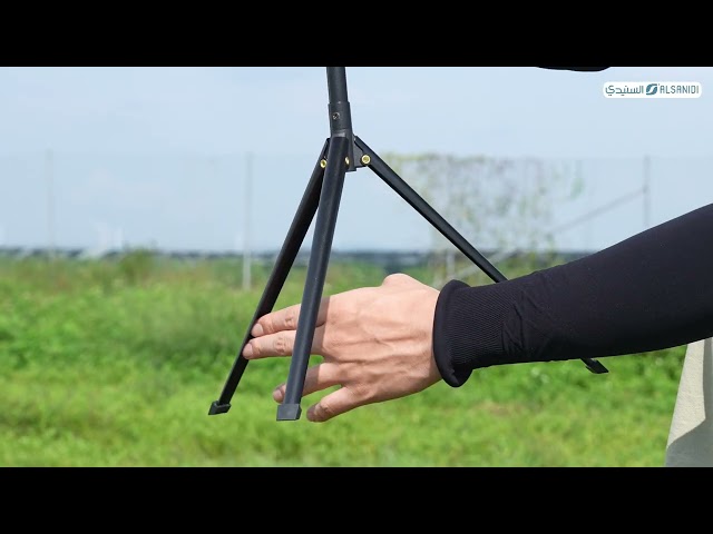 طاولة هايكنج قابلة لتعديل الارتفاع 30×39 سم تتحمل 20 كجم، توفر استقرار وثبات،ضمان سنتان