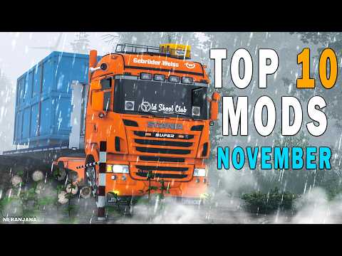 TOP 10 ETS2 MODS - NOVEMBER 2025 | Euro Truck Simulator 2 Mods