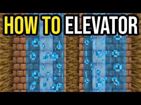 VIPmanYT - How To Make An EASY Water ELEVATOR In Minecraft