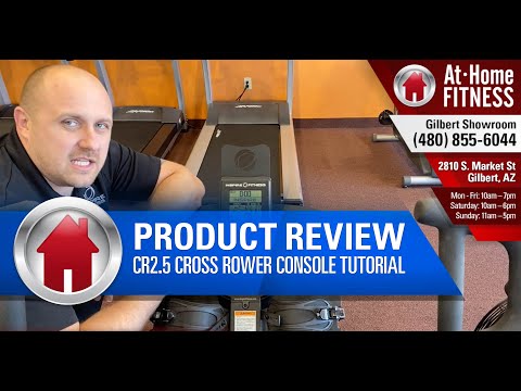 Inspire CR2.5 Cross Rower Console Tutorial and Product Review