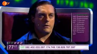 Supersmart German guy with numbers