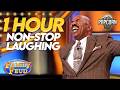 1 Hour NON STOP LAUGHING With Steve Harvey Family Feud