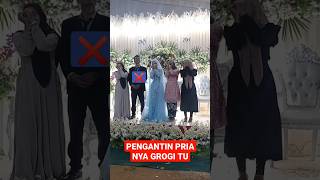 Download lagu NGAKAK LUCU PENGANTIN JOGET DI PELAMINAN LAKINYA BENGONG #reels #viral #lucu #makeuppengantin mp3