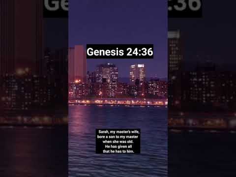 Genesis 24:36