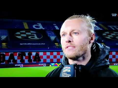 Simon Kjær Interview After Croatia - Denmark
