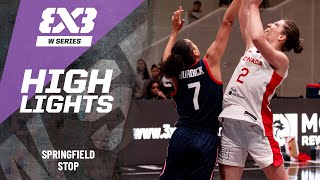 Canada 🇨🇦 vs USA 🇺🇸 | Game Highlights | FIBA 3x3 Women's Series Springfield Stop 2024