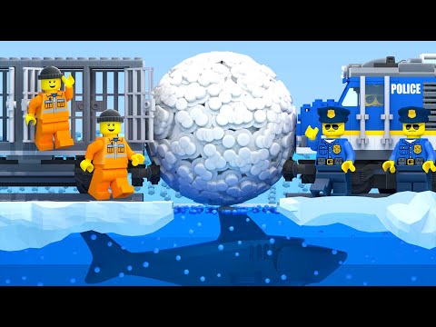 LEGO Prison Break in Arctic - Police Chase