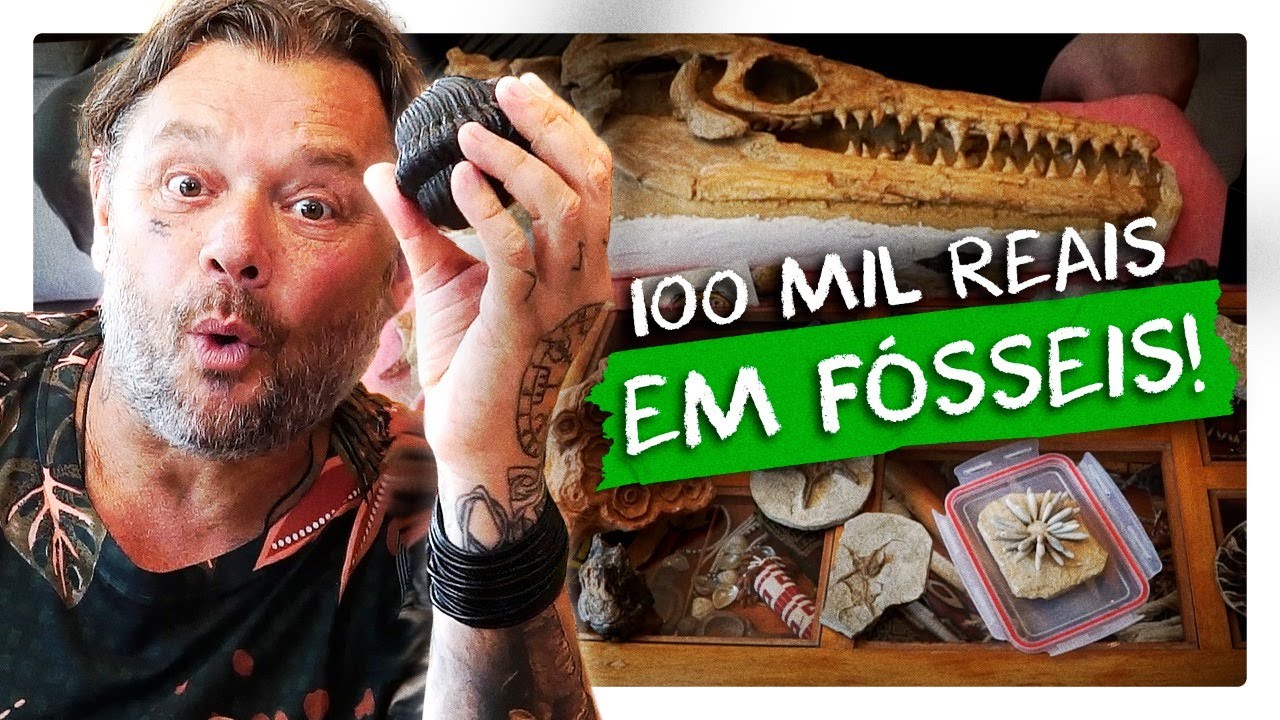 MAIS DE 100 MIL REAIS DE FÓSSEIS NA MINHA CASA! | RICHARD RASMUSSEN