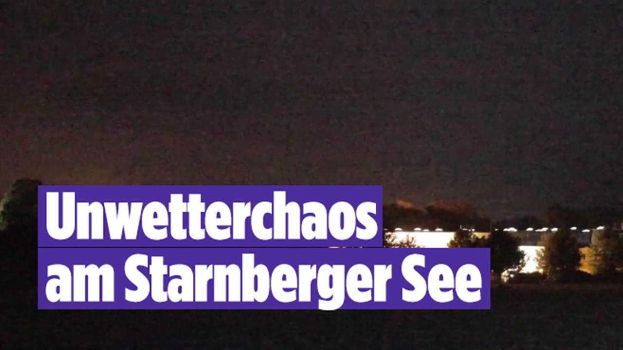 Flut-Alarm: Heftige Unwetter setzen Starnberg unter Wasser!