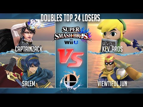 Smash'N'Splash 4 — Smash WiiU Doubles Losers Top 24: CaptainZack/Salem v. kev_aROS/Viewtiful Jun