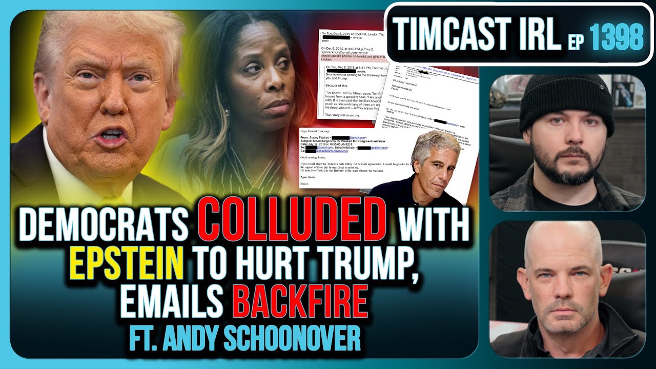 Democrats COLLUDED With Epstein To HURT Trump, Emails BACKFIRE | Timcast IRL