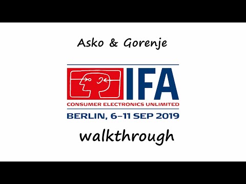 IFA 2019 | Gorenje & Asko
