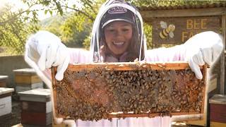 YONNA GOES BEE KEEPING 🐝😱 