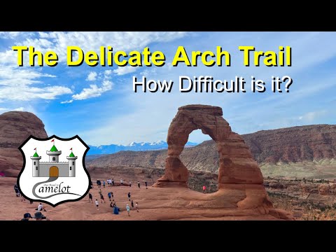 How difficult is the Delicate Arch Trail?