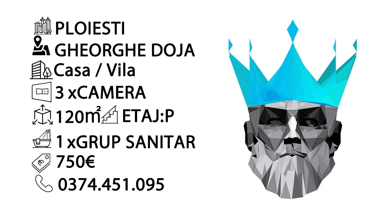 Tur video Gheorghe Doja | Casa | 3 Camere | Centrala Proprie | Cabinet | Birou | Salon 