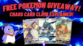 Chaos Card Climb (CCC): How Our FREE Pokémon Card Giveaway System Works! Made By @inkedpenguin13