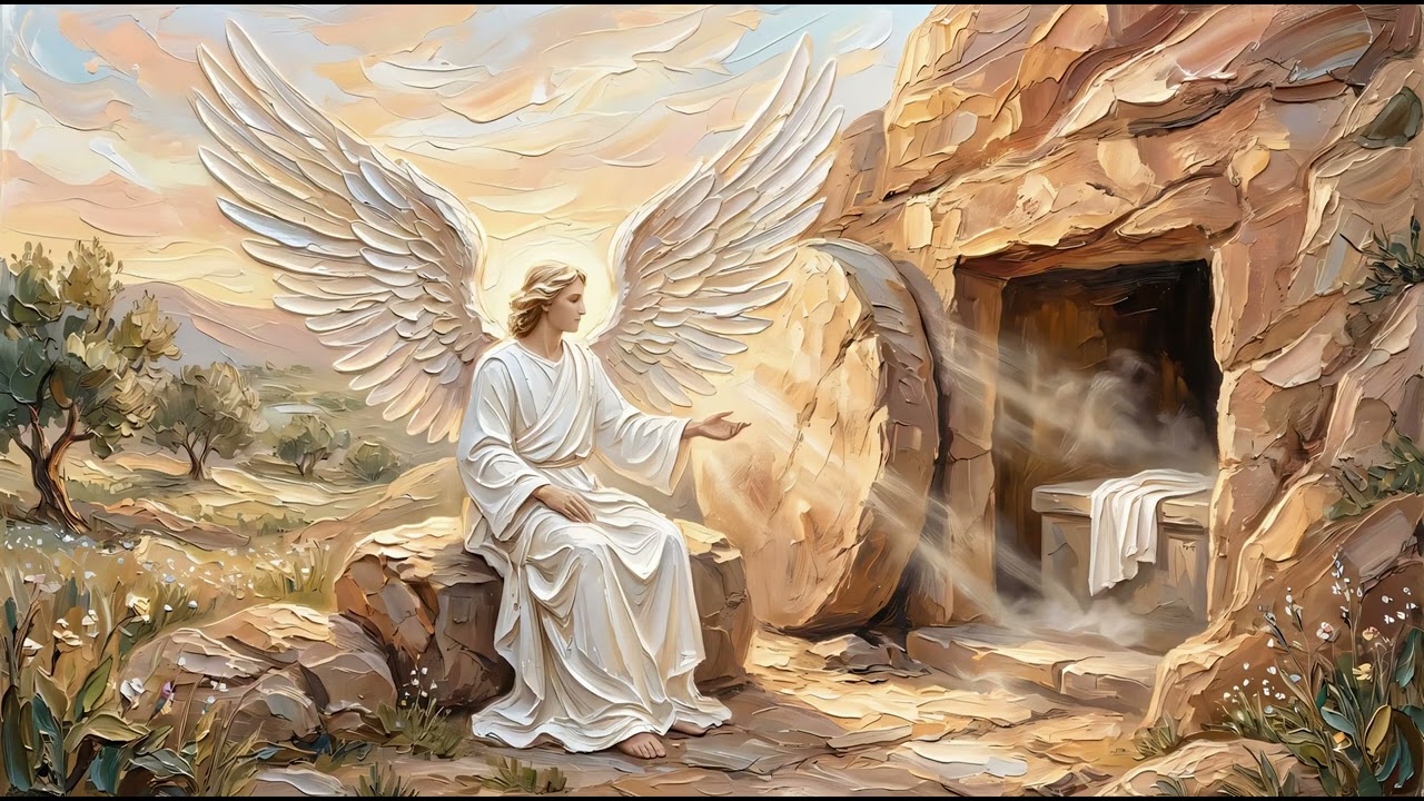 4K Easter Resurrection of Jesus Christ Oil Painting|Christian Frame TV Art  Risen Christ Screensaver