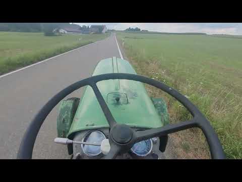 START & FAHRT HELA D 634 L MWM D 325-3 3 Zylinder Luftgekühlt Hermann Lanz Aulendorf Motor Sound