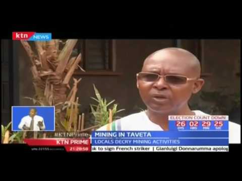 Taita Taveta county residents yet to realize any benefits from minerals in the county